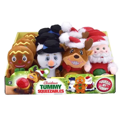 Tummy Squeezables Christmas Assorted - pack of 12