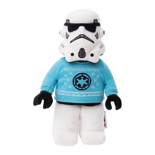 Manhattan Toy 346830 Star Wars Holiday Stormtrooper LEGO Plush Black/Blue/White 1 pc Black/Blue/White