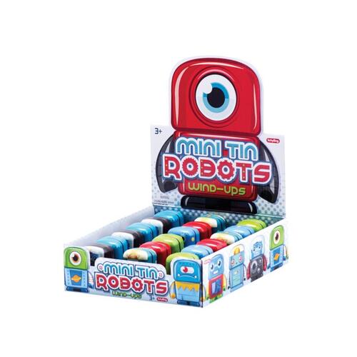 Robots Retro Toy Mini Tin Assorted Assorted