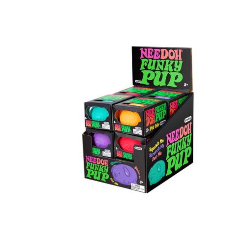 Schylling FPND-XCP12 Funky Pup Fidget toy NeeDho Plastic Assorted ...