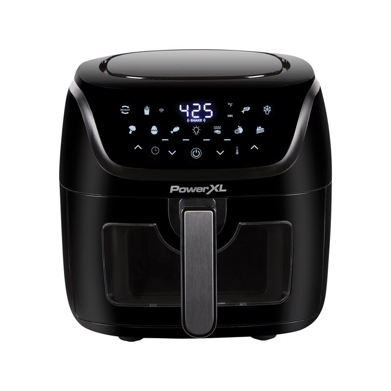 PowerXL PXLVP-8BWIF Air Fryer Vortex Pro Black 8 qt Programmable Black