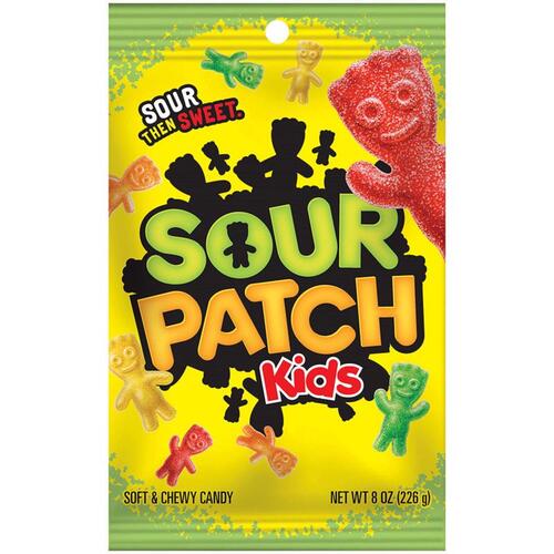 Sour Patch Kids MOZ06161 Chewy Candy Assorted 8 oz