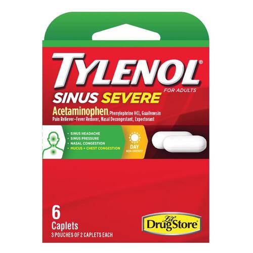 Tylenol 97573 Multi Symptom Sinus Medicine White White