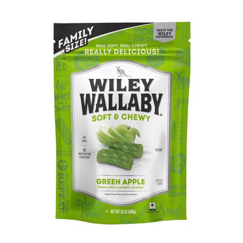 Wiley Wallaby 120149 Licorice Green Apple 24 oz