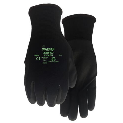 Watson Gloves 319-X Gloves Watson Stealth XL Nylon/Nitrile Zero Black Black