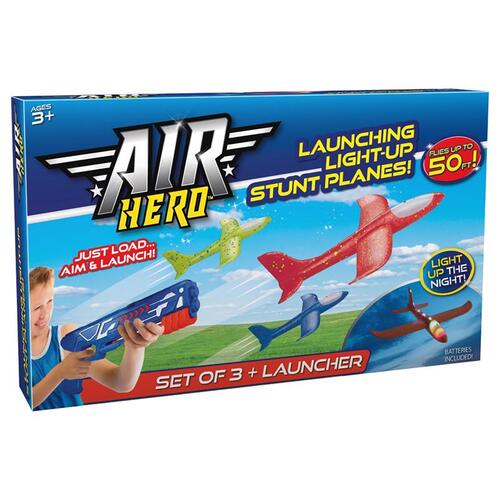 As Seen on TV AHERO-MC4 Toy Air Hero Assorted 3 pc Assorted