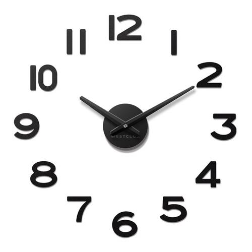 Westclox 33324 Wall Clock 20" L X 20" W Indoor Modern Analog Plastic Black Black