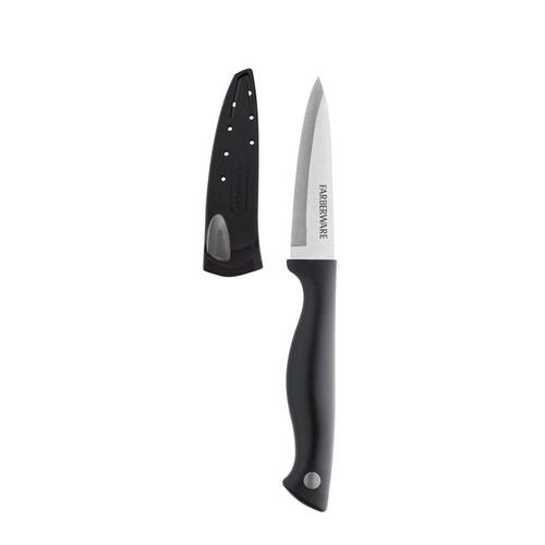 Knife Farberware 3.5" L Stainless Steel Paring 2 pc Black/Silver