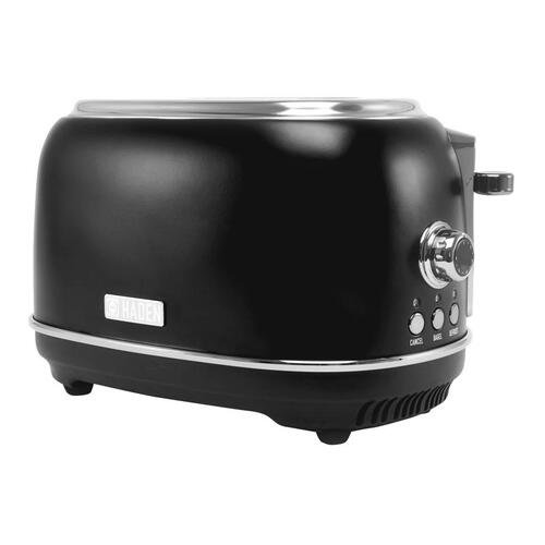 Haden 75097 Toaster Heritage Stainless Steel Black 2 slot 8" H X 12" W X 8" D Semi-Gloss