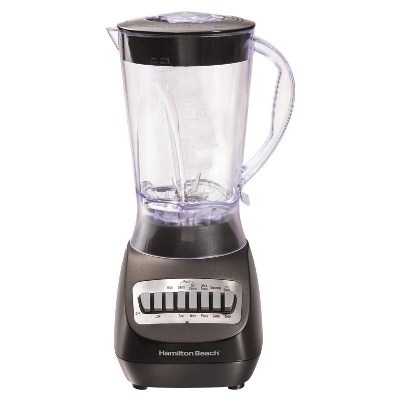 HAMILTON BEACH 50190F Blender Black Metal/Plastic 56 oz 10 speed Black