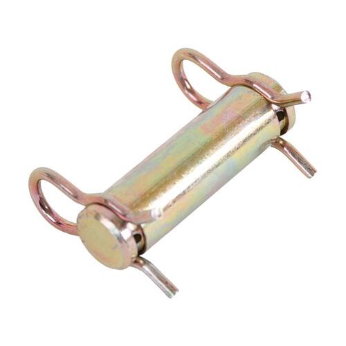 Hydraulic Cylinder Pin, 3-1/8 in L, Zinc-Plated