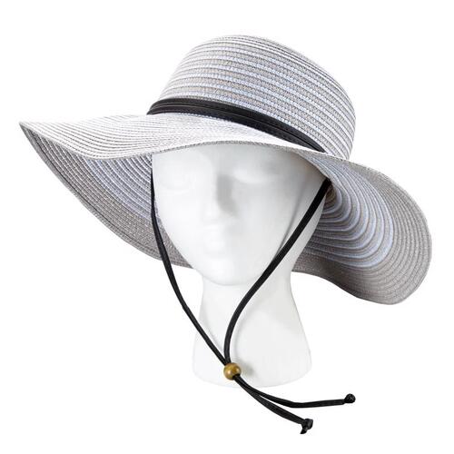 Sloggers 4406GY Wide Brim Hat Braided Tan/White/Black M Tan/White/Black