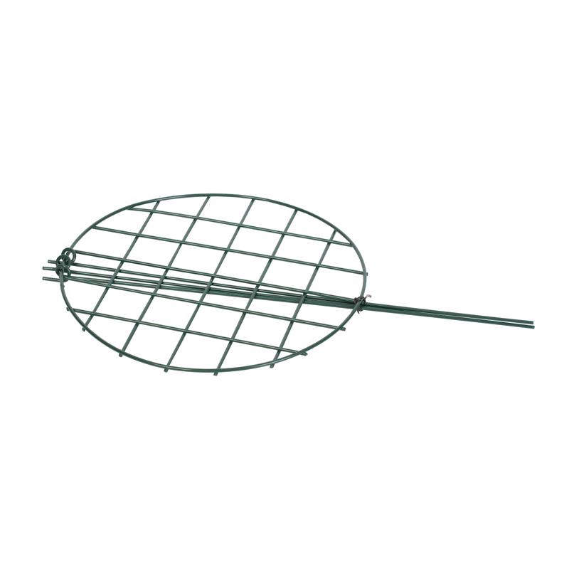 PANACEA 89323A Plant Stake 24" H X 16" W X 16" D Green Steel Green