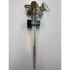 Naan Brass Non-tipping Base Impulse Sprinkler 6361 sq ft