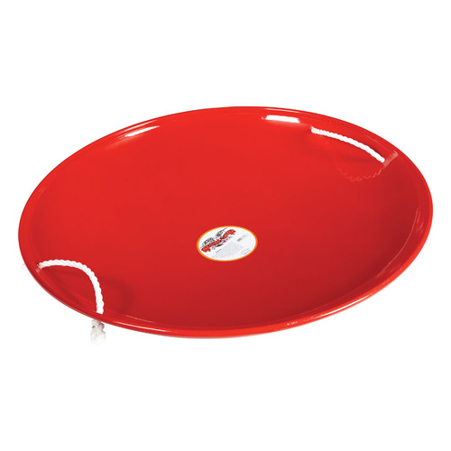 Sled Saucer Steel 26" Red