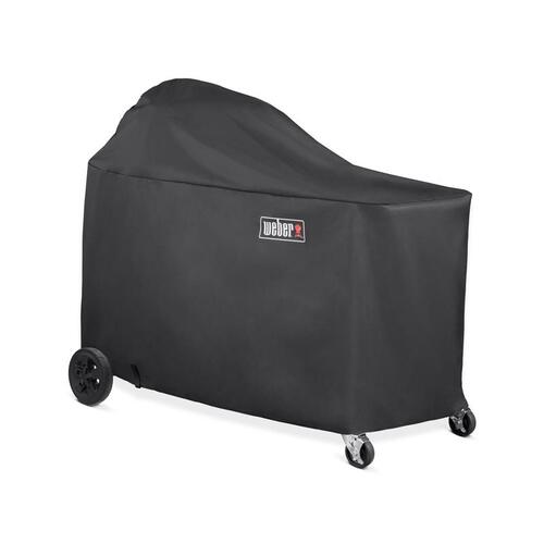 Weber 7174 Grill Cover Summit Kamado S6 Grill Center Black Black