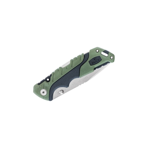 Buck Knives 11893 Folding Knife Folding Pursuit Black/Green 420 HC Steel 7.38"