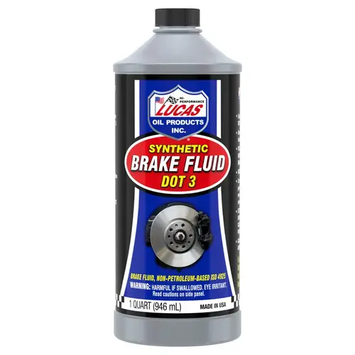 Lucas Oil Products 10826-XCP12 Brake Fluid DOT 3 1 qt - pack of 12