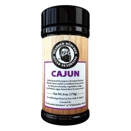 Bearded Butchers BB-0444 Cajun-6OZ Seasoning, Cajun Blend, 6 oz