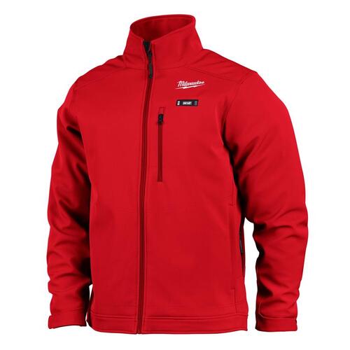 Cordless Heated Jacket M12 Toughshell M Long Sleeve Men's Full-Zip Red Red