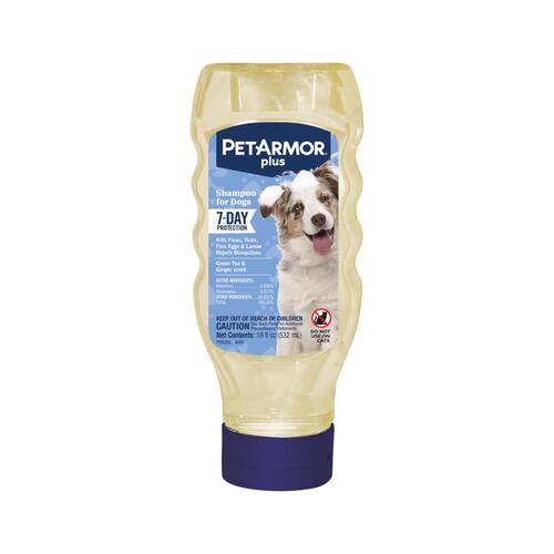 Flea and Tick Shampoo Liquid Dog Bifenthrin, Pyriproxyfen 18 oz