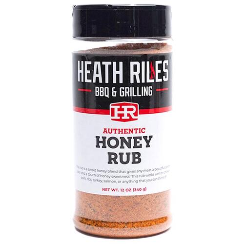 Heath Riles BBQ HRB0019 BBQ Rub Honey 12 oz