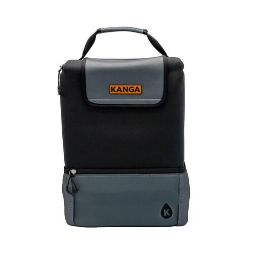 Kanga PB1-ST-MIDN Backpack Cooler Midnight Black/Gray 24 cans Black/Gray