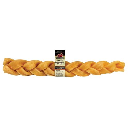 Redbarn 262007-XCP20 Chews Collagen Braid Grain Free For Dogs 1.52 oz 12" - pack of 20