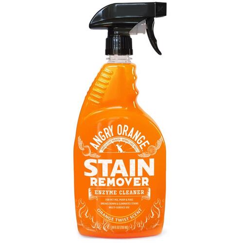 Angry Orange CITRUS-24OZFG Enzyme Stain And Odor Remover Cat/Dog Liquid 24 oz
