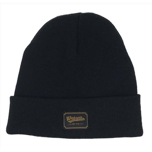 Watson Gloves TOQUEB Beanie Black One Size Fits Most Black