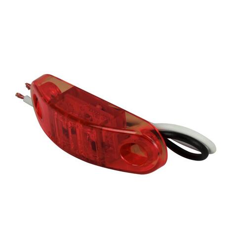 LED Light Red Oblong Clearance/Side Marker Red - pack of 2