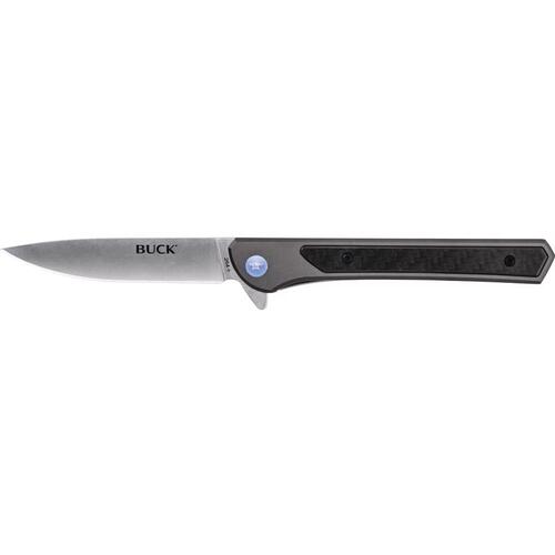 Buck Knives 13245 Folding Knife Cavalier Gray 7Cr Stainless Steel 8.1"