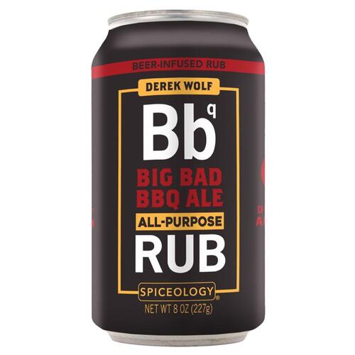 Spiceology 11652 All-Purpose Rub Big Bad BBQ Ale 8 oz