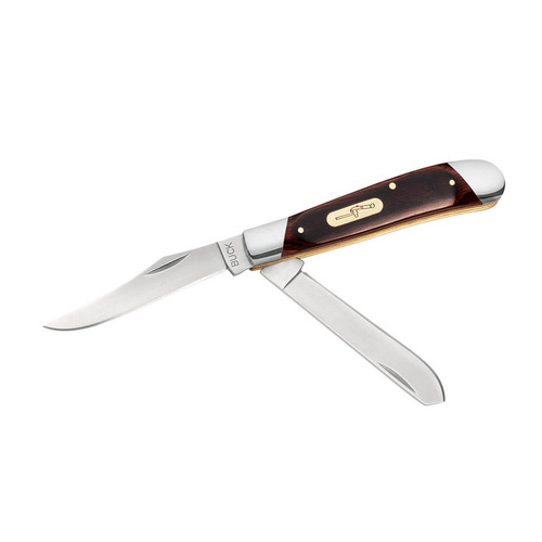 Buck Knives 382BRW-5840 Pocket Knife Brown 420J2 Stainless Steel 3.5"