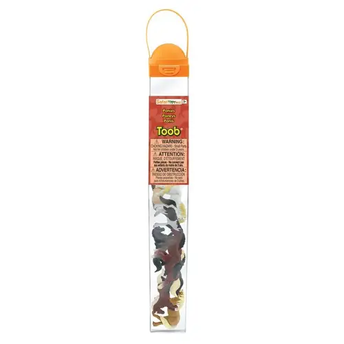 Safari Ltd 681104 Ponies Toy Toob Plastic Multicolor 8 pc Multicolor