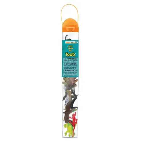 Safari Ltd 681804 River Toy Toobs Plastic Assorted 10 pc Assorted