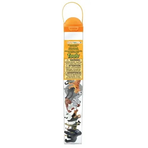 Safari Ltd 100109 Endangered Land Species Toy Toobs Plastic Assorted 10 pc Assorted