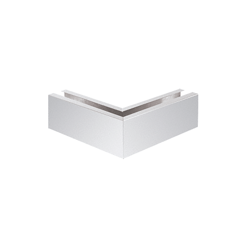 CRL B7W90PS Polished Stainless 12" 90 Mitered Corner Cladding for B7 Base Shoe