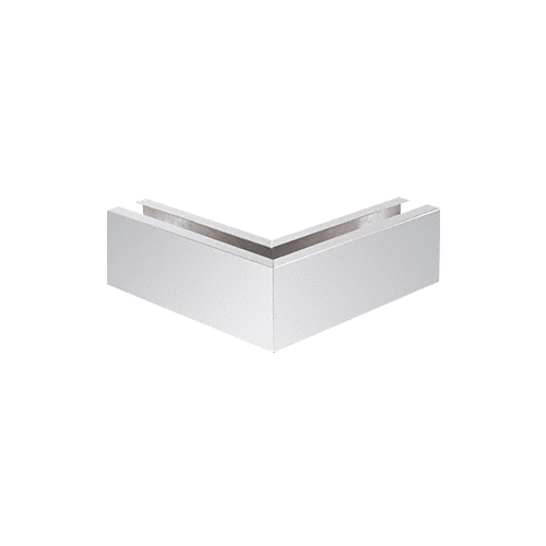 304 Polished Stainless Grade 12" Mitered 90 degree Corner Cladding for B5S Series Standard Square Base Shoe