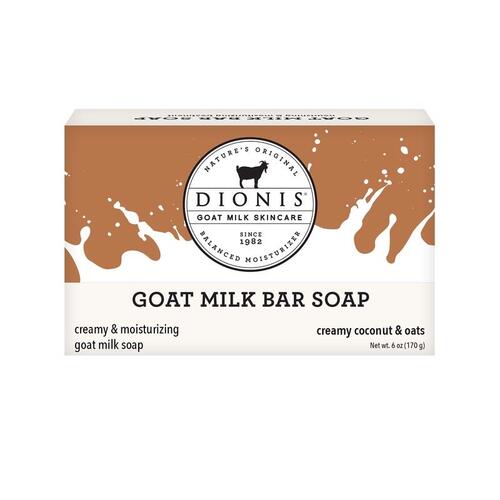 Dionis C33464-6 Soap Bar Goat Milk Creamy Coconut & Oats Scent 6 oz