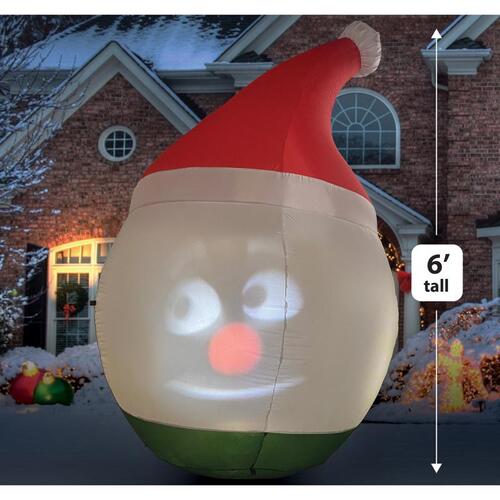 ANIMAT3D MSPSNOWMI Inflatable Mr. Chill Snowman 6 ft.