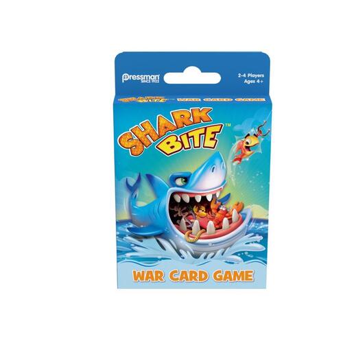 Pressman 108592-XCP8 Wild Card Game Shark Bite Multicolored Multicolored - pack of 8