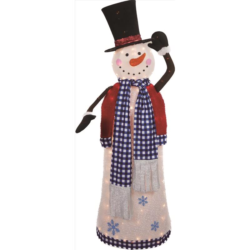 Celebrations XL94099323 Yard Decor Incandescent Warm White Snowman 5 ft.