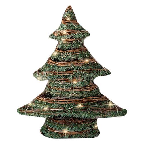 Christmas Tree LED Multicolored Cone 15.75" Multicolored - pack of 12