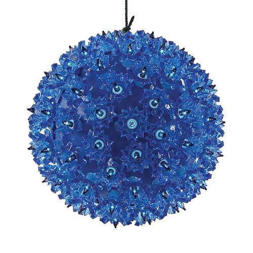 Hanging Decor LED Blue Starlight Sphere 7.5"