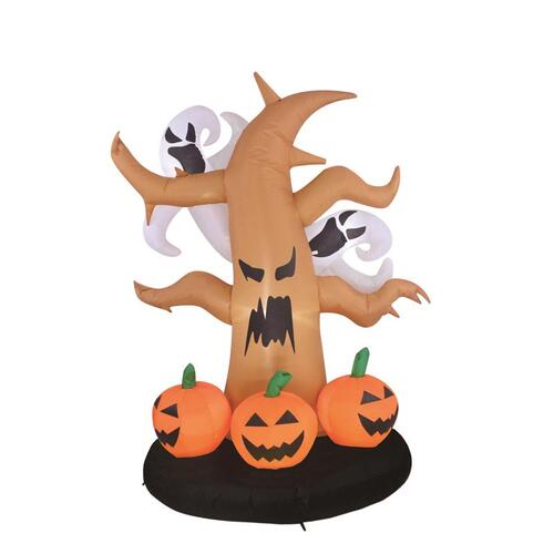 Celebrations MY-23HT562 Inflatable 6 ft. Prelit Ghost and Pumpkin