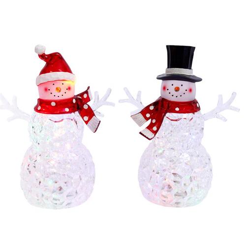 Gerson 2428710 Figurine LED Assorted Acrylic Lighted 12" Assorted
