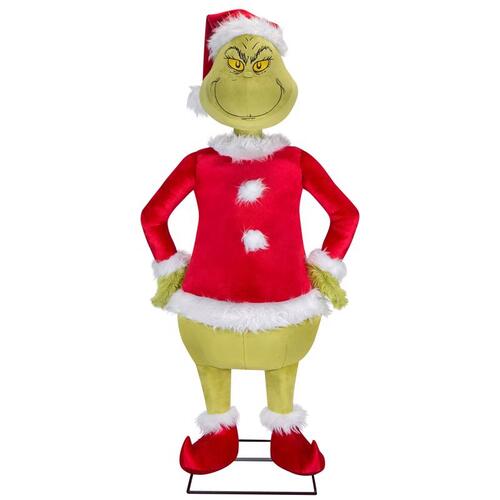 Animated Decor Multicolored Grinch 48" Multicolored