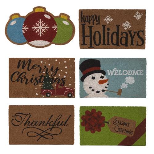 Doormat Christmas - pack of 12