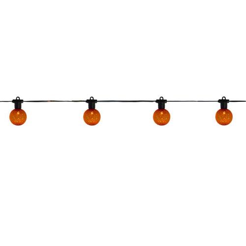 String Lights Orange 25 ct LED G40 Halloween